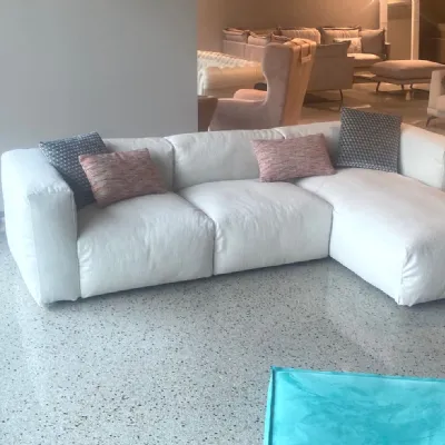 Divano in Tessuto stile design modello Divano piuma penisola italia scontato - 45%