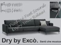 Divano con penisola Dry Exc in Offerta Outlet