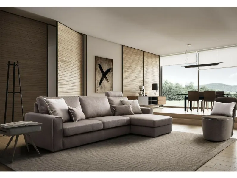 Divano con penisola Icaro Le comfort in Offerta Outlet a soli 1365