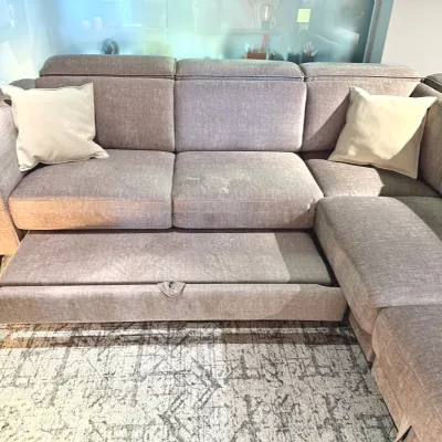 Divano Con penisola Eco S.b. salotti in Offerta Outlet a 1586 Euro