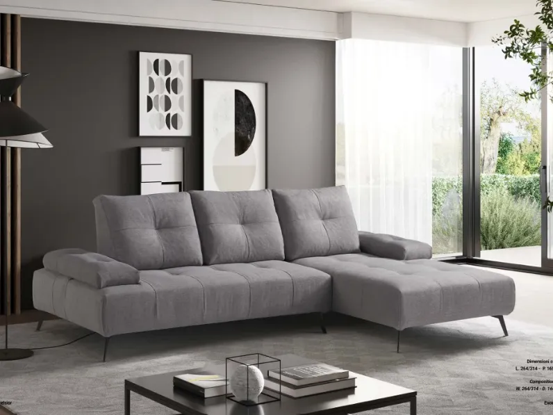 Divano Excelsior 314 x 190 di Exc� in stile moderno in Offerta Outlet
