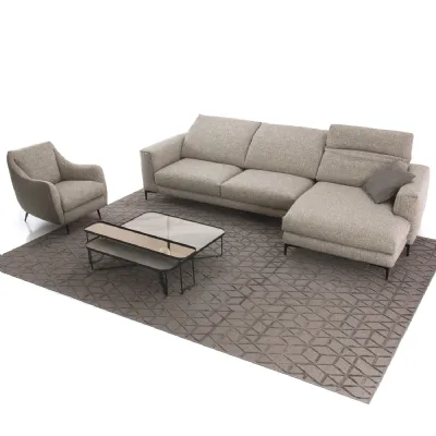 Divano moderno tessuto Foster e jolie outlet di Diotti.com con sconto del - 45%