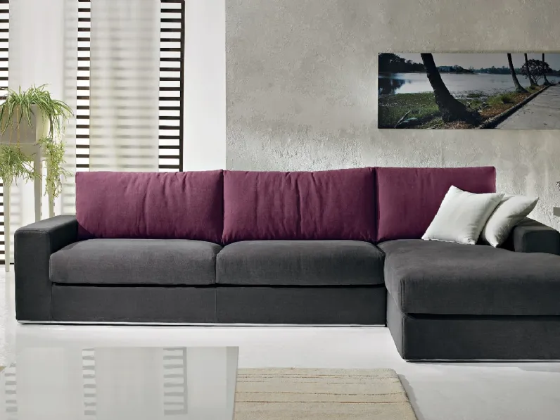 Divano con penisola Ginevra Cucine store con forte sconto