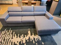 Divano con penisola Giove Biel in Offerta Outlet