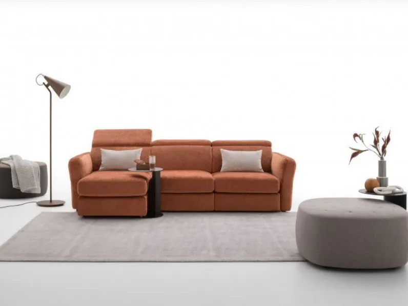 Divano Hill double con penisola Mottes Selection in Tessuto a 2600€