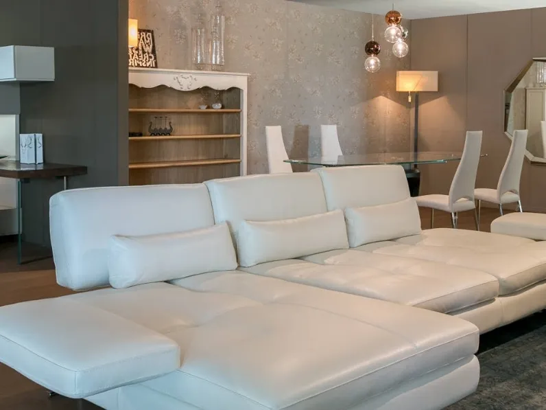 Divano con penisola Serena Nicoletti home a PREZZO OUTLET scontato del 45%
