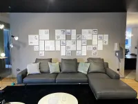 Divano con penisola a 5 posti Let it be di Poltrona frau: prezzo su richiesta 