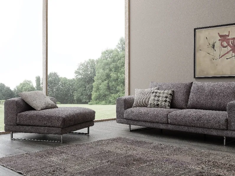 Divano design tessuto Nede di Crippa salotti con sconto del - 35%