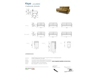 Divano Con penisola Kayo di Rigosalotti a prezzo scontato