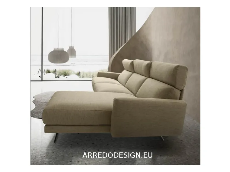 Divano Con penisola Kayo di Rigosalotti a prezzo scontato