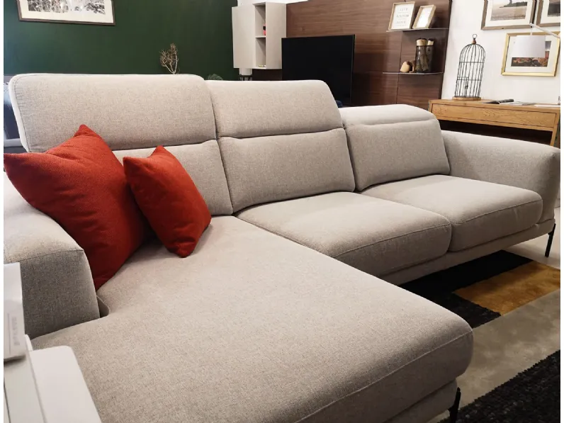 Divano con penisola Lambert Le comfort: SCONTO ESCLUSIVO