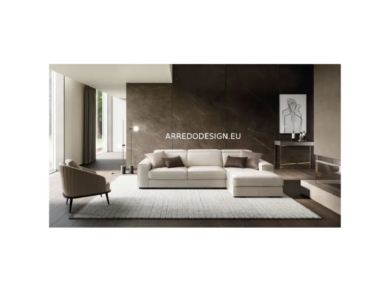 Divano moderno tessuto Robert di Le comfort con sconto del - 35%