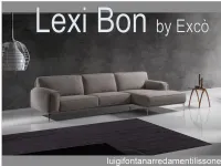 Divano con penisola Lexi bon Exc con forte sconto