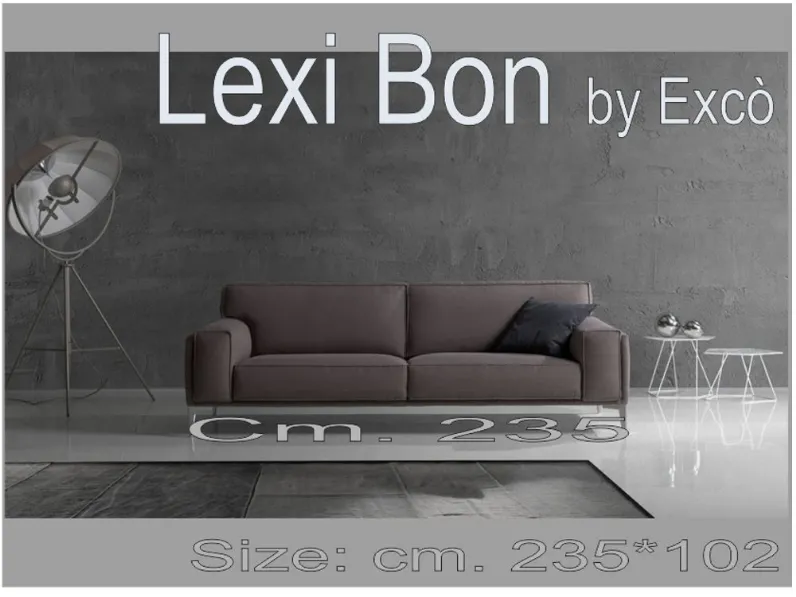 Divano con penisola Lexi bon Excò con forte sconto