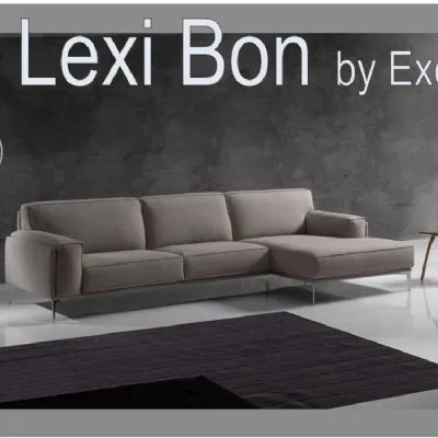 Divano con penisola Lexi bon Exc con forte sconto