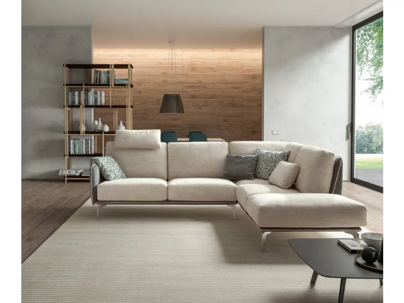 Divano con penisola Living minimal Samoa ad un prezzo vantaggioso