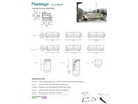 Divano Flamingo tessuto in poliuretano  Rigosalotti in Offerta Outlet