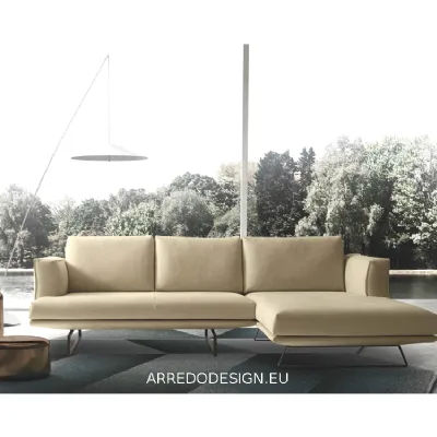 Divano Con penisola Flamingo di Rigosalotti a prezzo scontato