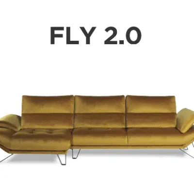 Divano Con penisola modello Fly 2|0 di Calia con forte sconto