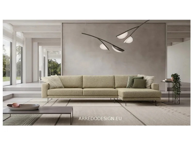 Divano Con penisola Forest Doimo salotti in Offerta Outlet a 2815 Euro