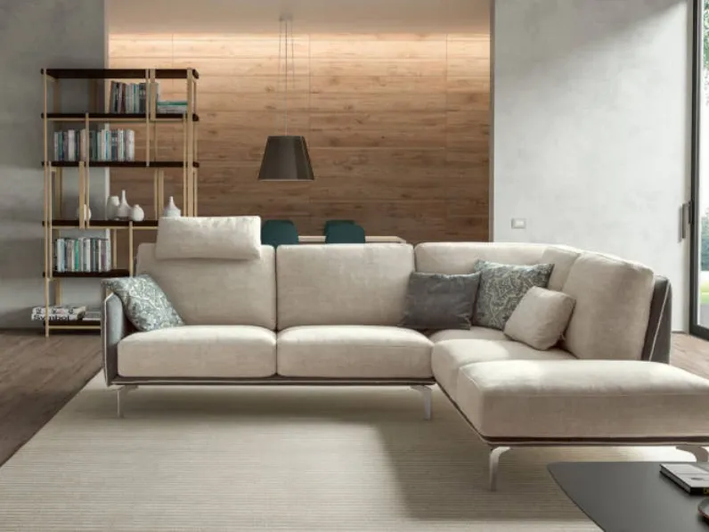 Divano Con penisola Living minimal Samoa in Offerta Outlet a 2850 Euro