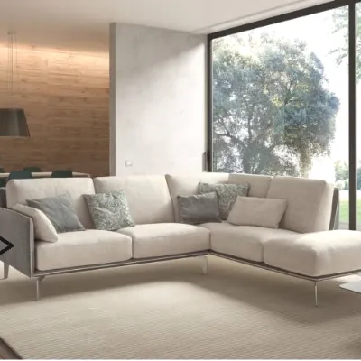 Divano Con penisola Living minimal Samoa in Offerta Outlet a 2850 Euro