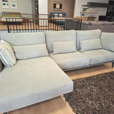 Divano Con penisola modello Minimal di Samoa a prezzi outlet