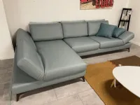 Divano con penisola Nathan Collezione esclusiva a PREZZO OUTLET scontato del 40%
