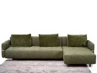 Divano Con penisola Nathan di Max divani a prezzo ribassato