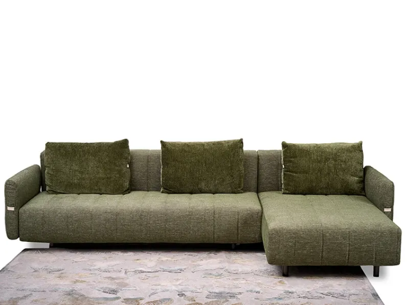 Divano Con penisola Nathan di Max divani a prezzo ribassato