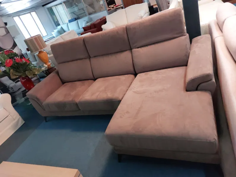 Divano con penisola Rosini Nevers top PREZZI OUTLET sconto 43%
