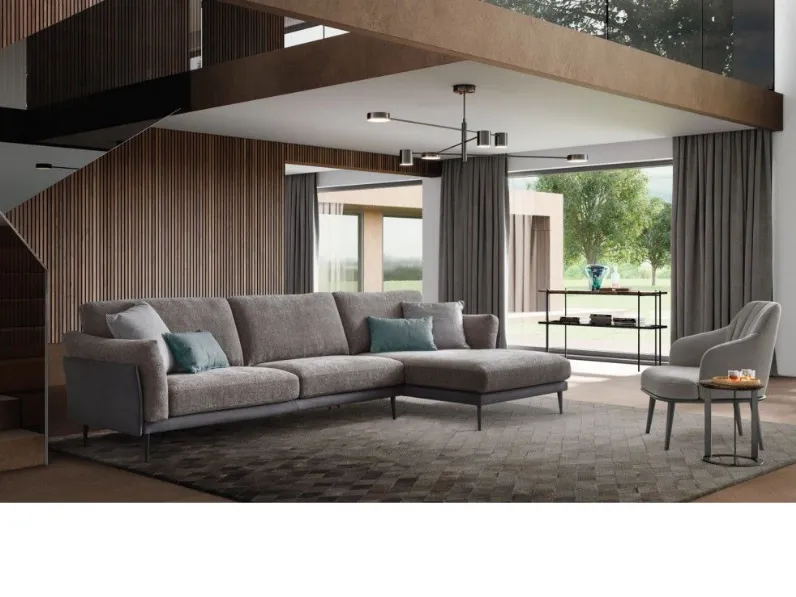 Divano con penisola Nicole * Le comfort in offerta