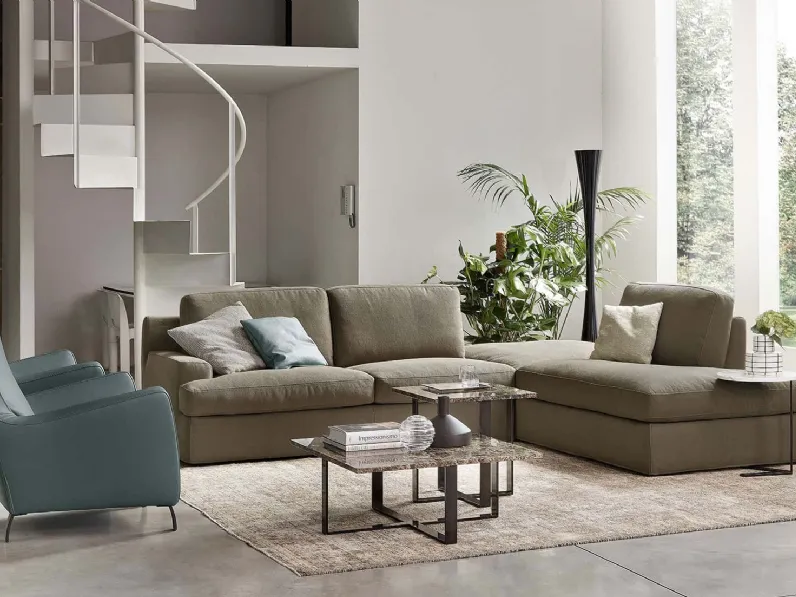 Divano Con penisola modello Oxford regular di Rosini in offerta