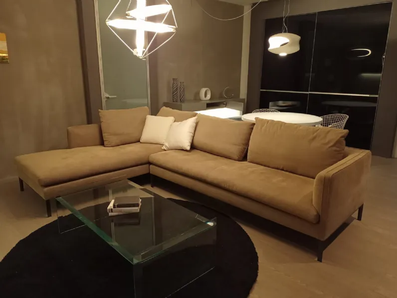Divano con penisola Paul Molteni & c a prezzi outlet