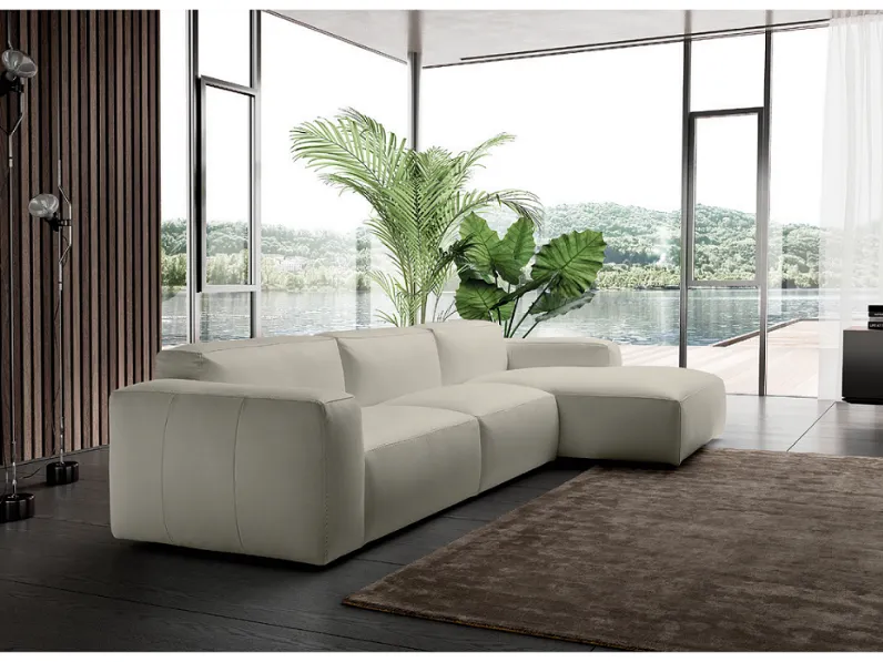 Divano Con penisola modello Piuma� di Nicoline a prezzi convenienti