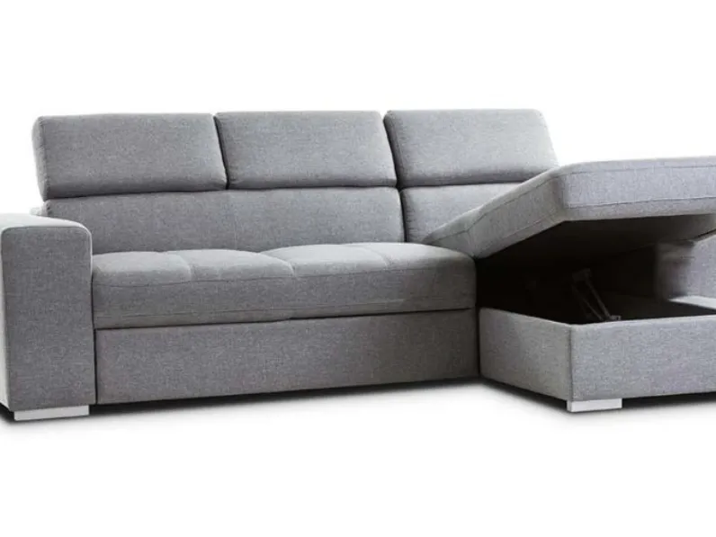 Bonlife Pouf Pieghevole Con Contenitore - Sgabello, Baule E Tavolino - Ecopelle - Foto 4