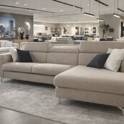 Divano in Tessuto stile moderno modello Ronal scontato - 25%