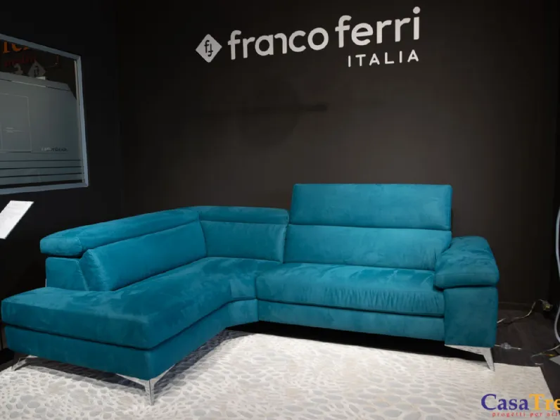 Divano con penisola Salir Franco ferri in OFFERTA - 60%