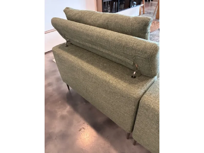 Divano Silver tessuto in misto piuma  Biba salotti in Offerta Outlet