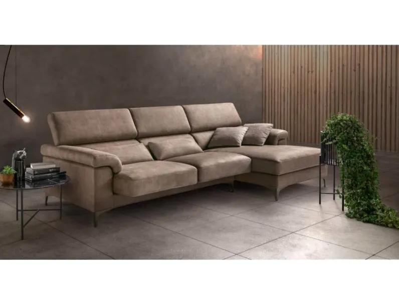 Divano Con penisola Step special-4 Samoa in Offerta Outlet a 1540 Euro