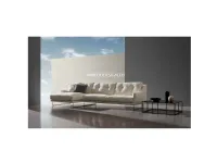 Divano con penisola tessuto in misto piuma  Twils in Offerta Outlet