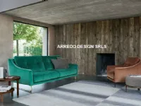 Divano con penisola tessuto in misto piuma  Twils in Offerta Outlet