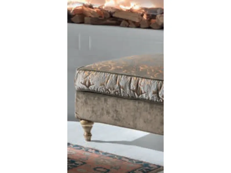 Divano con penisola plutone 49 luxury made in italy di Md work in stile classico a prezzo scontato