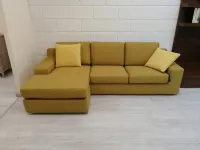 Divano con penisola tessuto in poliuretano  Samoa a prezzo scontato