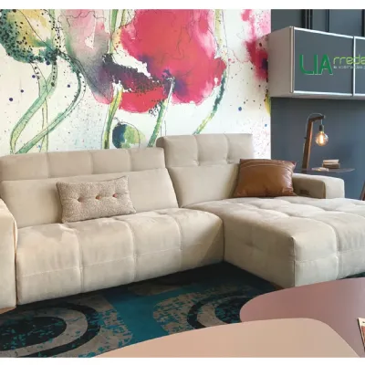 Divano in Microfibra stile design modello Tiffany scontato - 32%