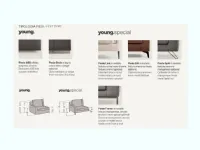 Divano Con penisola Young Samoa a 1090 Euro