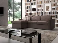 Divano Crippa divani&letti Divano con penisola reversibile Divani con penisola Tessuto Divano 3 posti