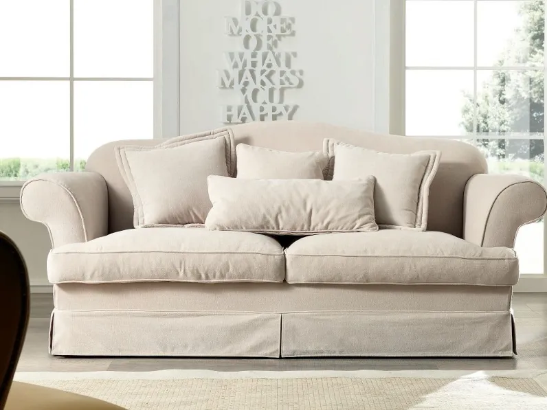 Divano Divano classic sfoderabile piuma  Md work a PREZZO OUTLET scontato del 45%