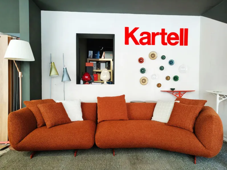 Divano Super tubby in Tessuto sfoderabile  di Kartell scontato 35%