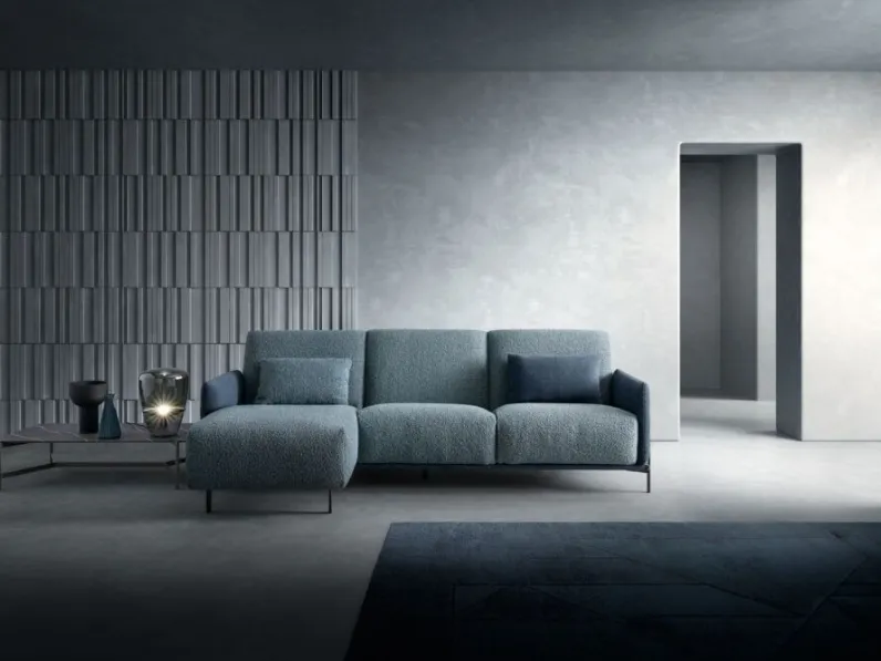 Divano Blank minimal tessuto in poliuretano  Samoa a prezzo Outlet